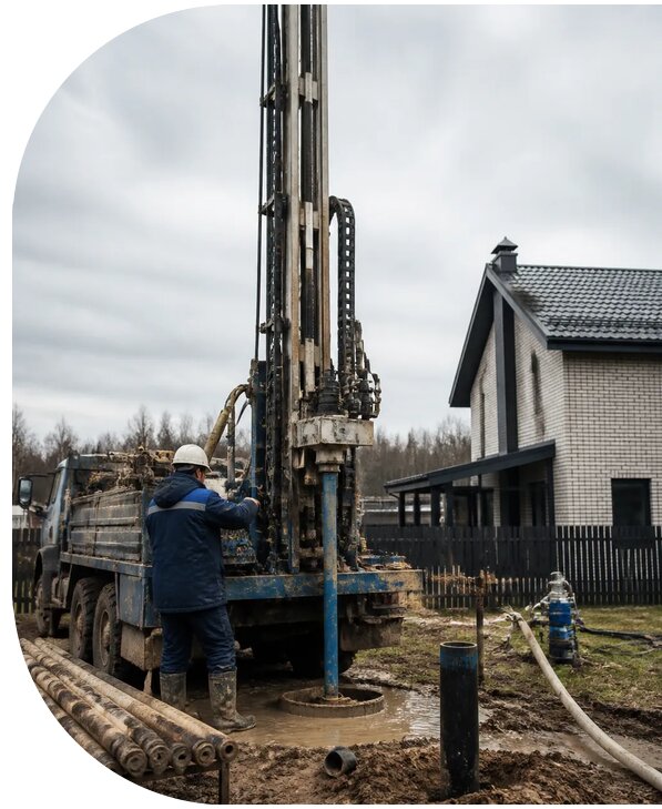 Бурение скважин на воду под ключ в Прохладном от 129996 р. | АПаруса-Прх